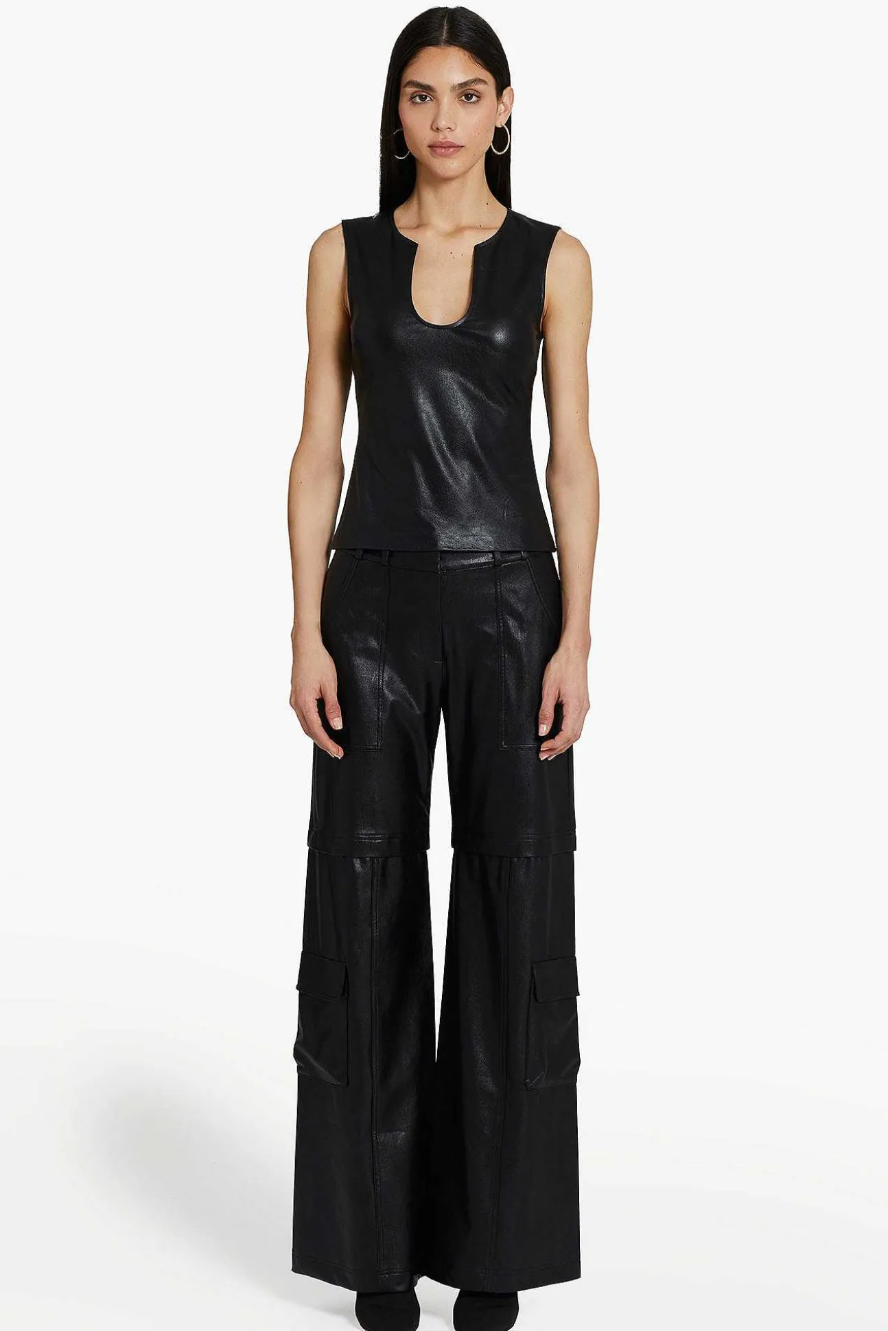 Lucas Pants In Faux Leather